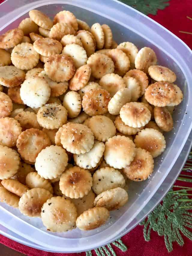 Seasoned Oyster Crackers Air Fryer Recipe Diaries