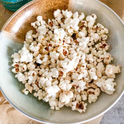 Air Fryer Popcorn with No Oil