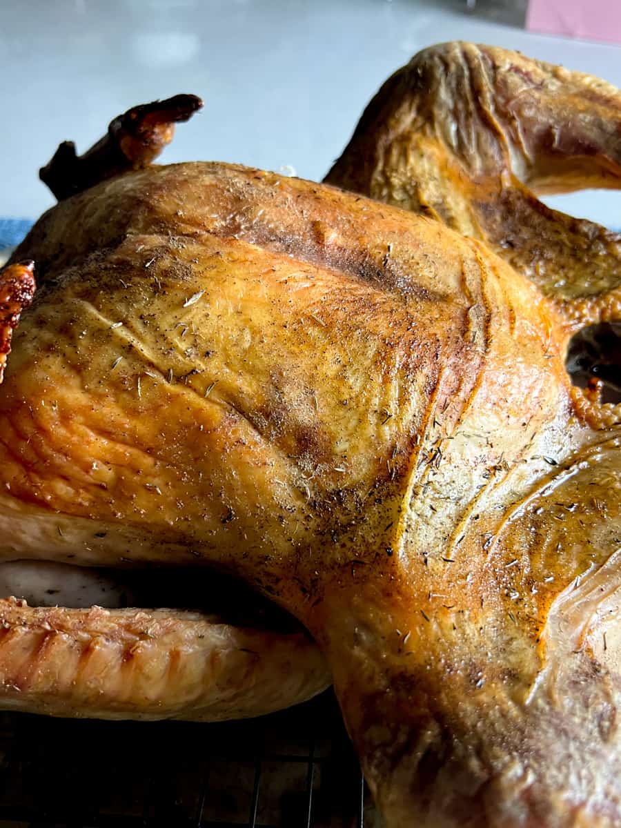 Spatchcocked Dry-Brined Roasted Turkey