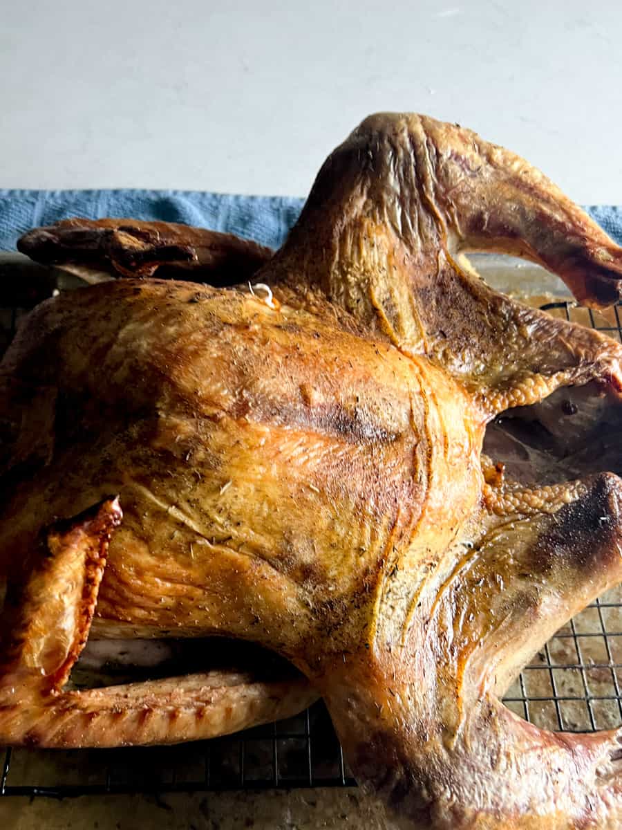 Spatchcocked Dry-Brined Roasted Turkey