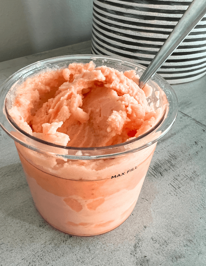 STRAWBERRY ICE CREAM  NINJA FOODI BLENDER RECIPES 