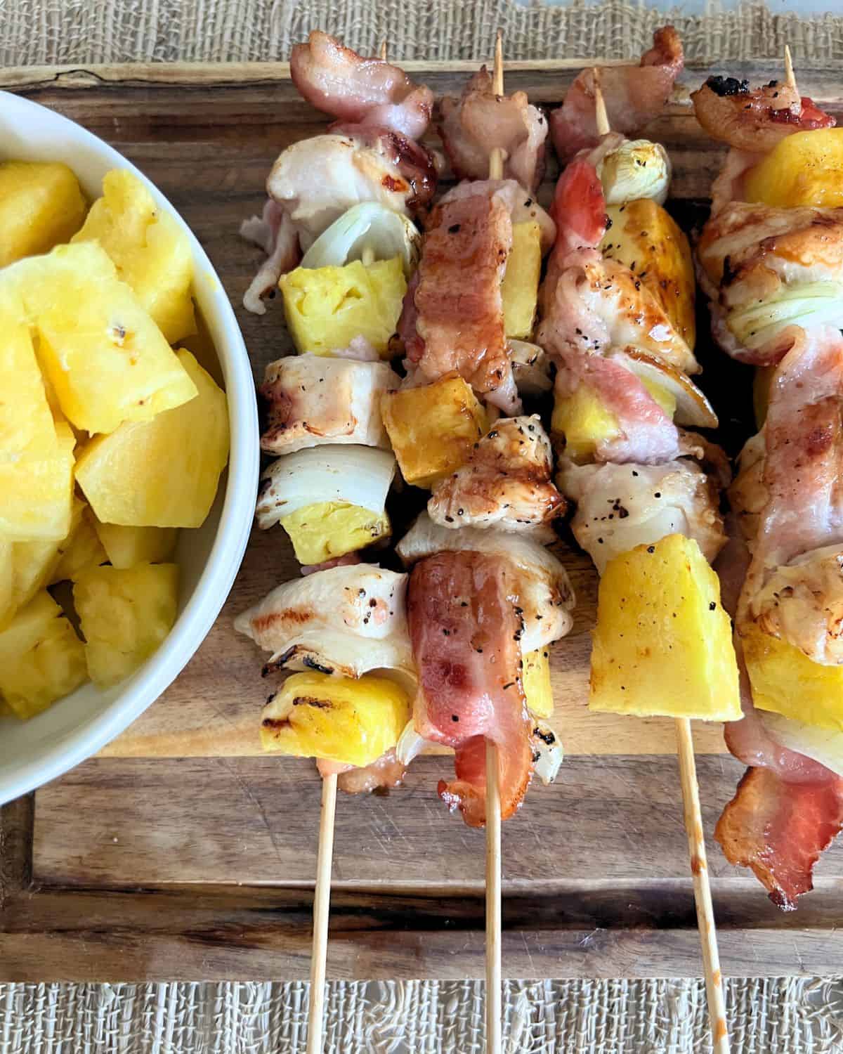 Air Fryer Chicken Kabobs (Chicken Skewers) 