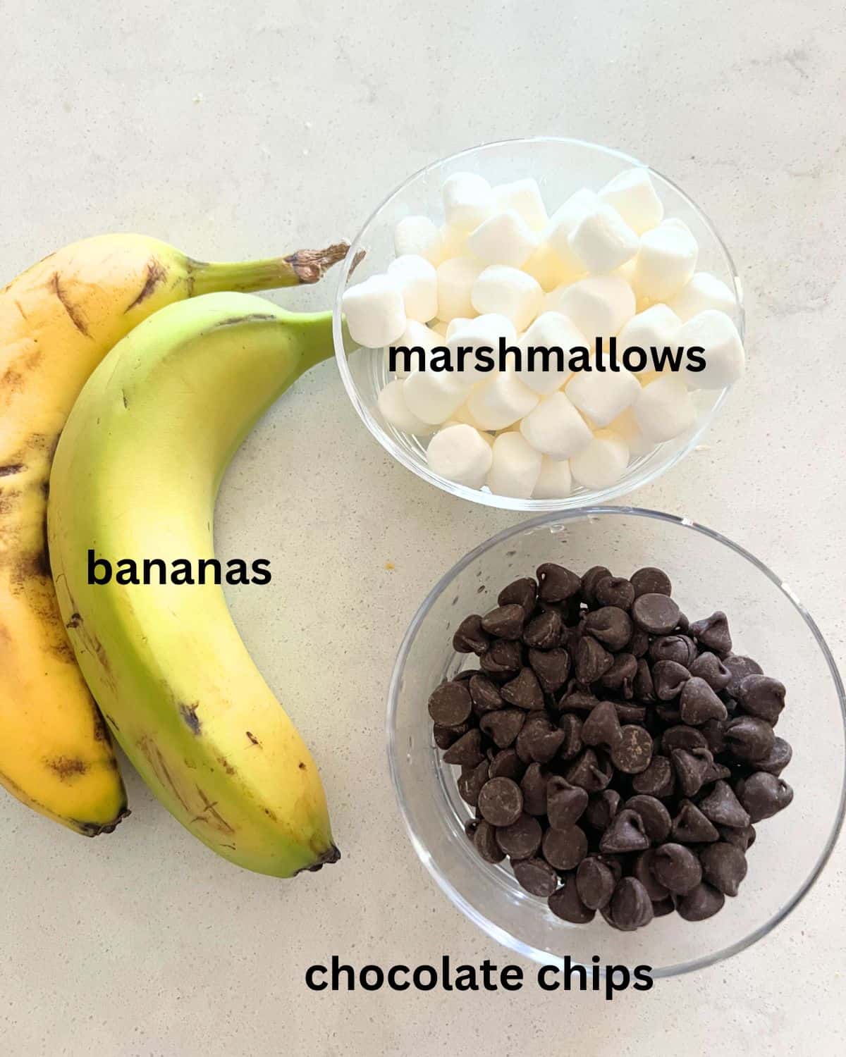Ingredients Needed for Banana Boats