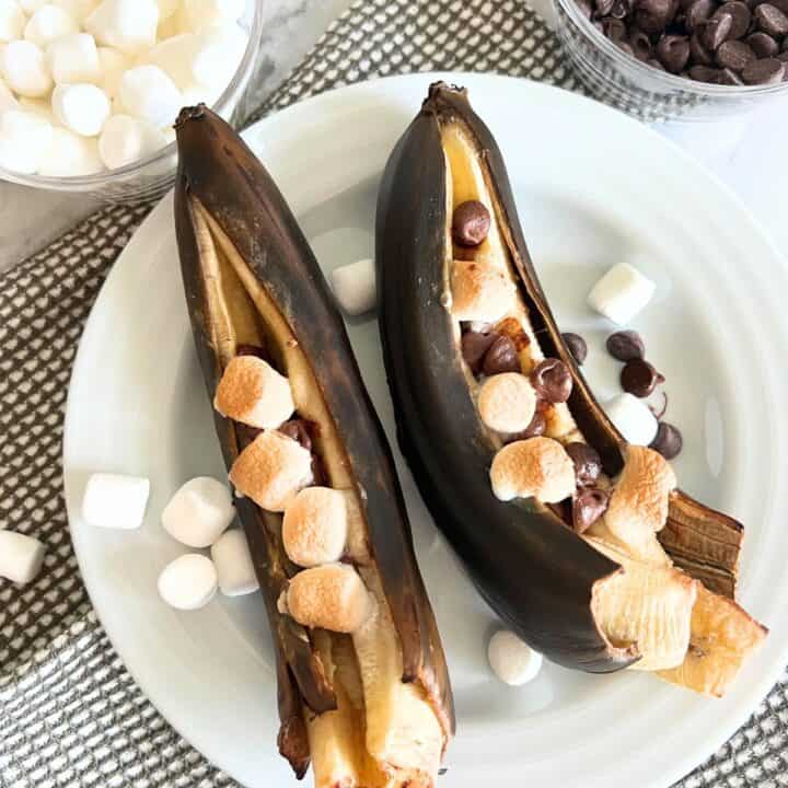 Grilled Banana Boats with Chocolate Recipe Diaries