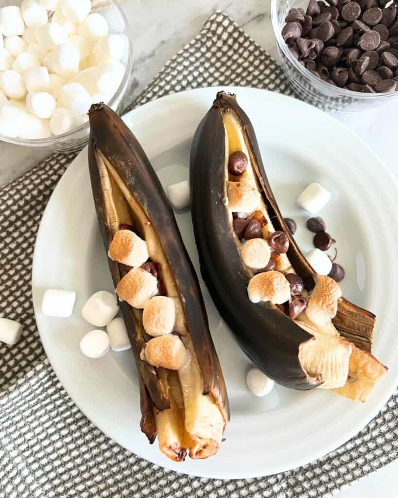 Grilled Banana Boats with Chocolate Recipe Diaries