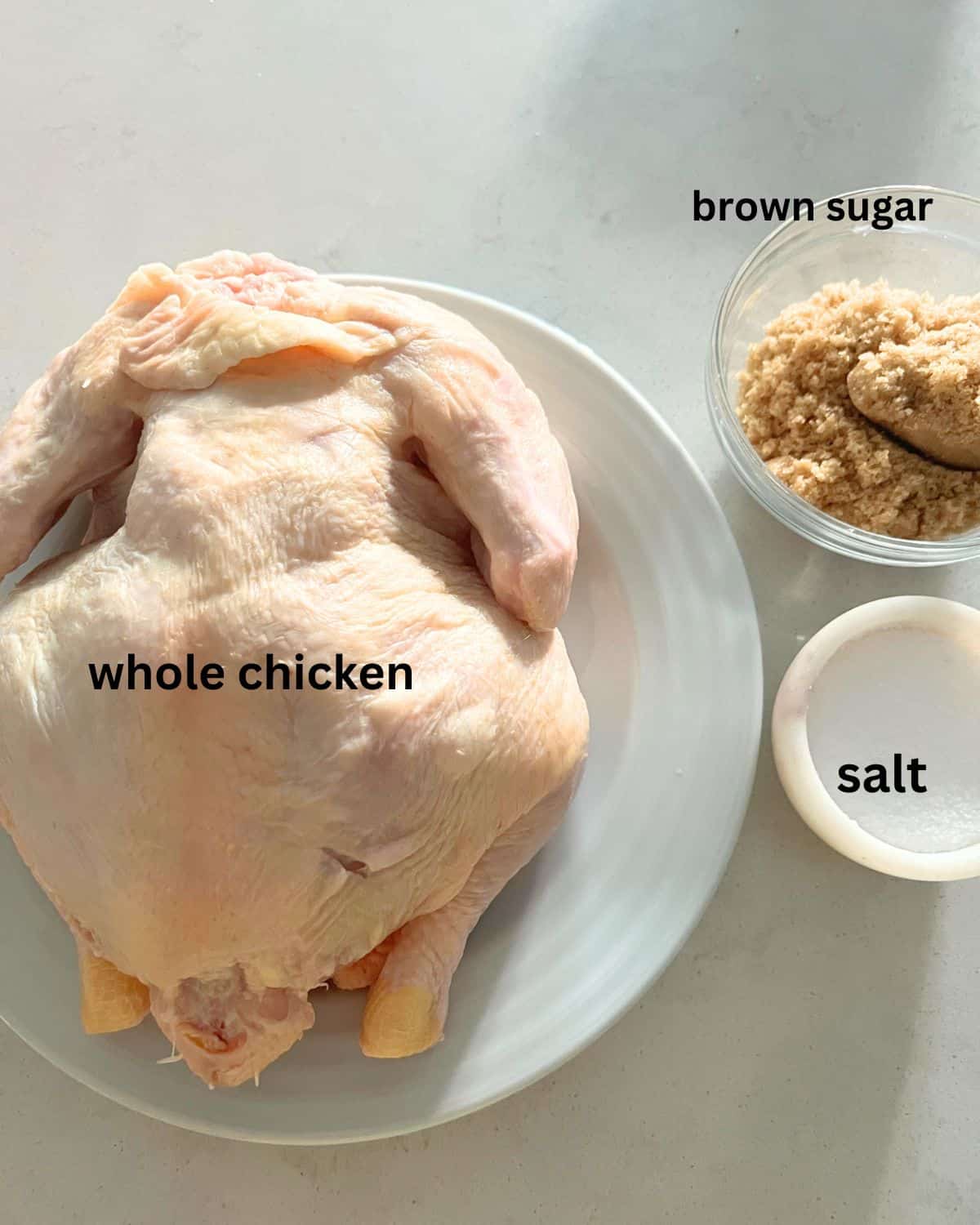 Ingredients Needed for Chicken Brine.