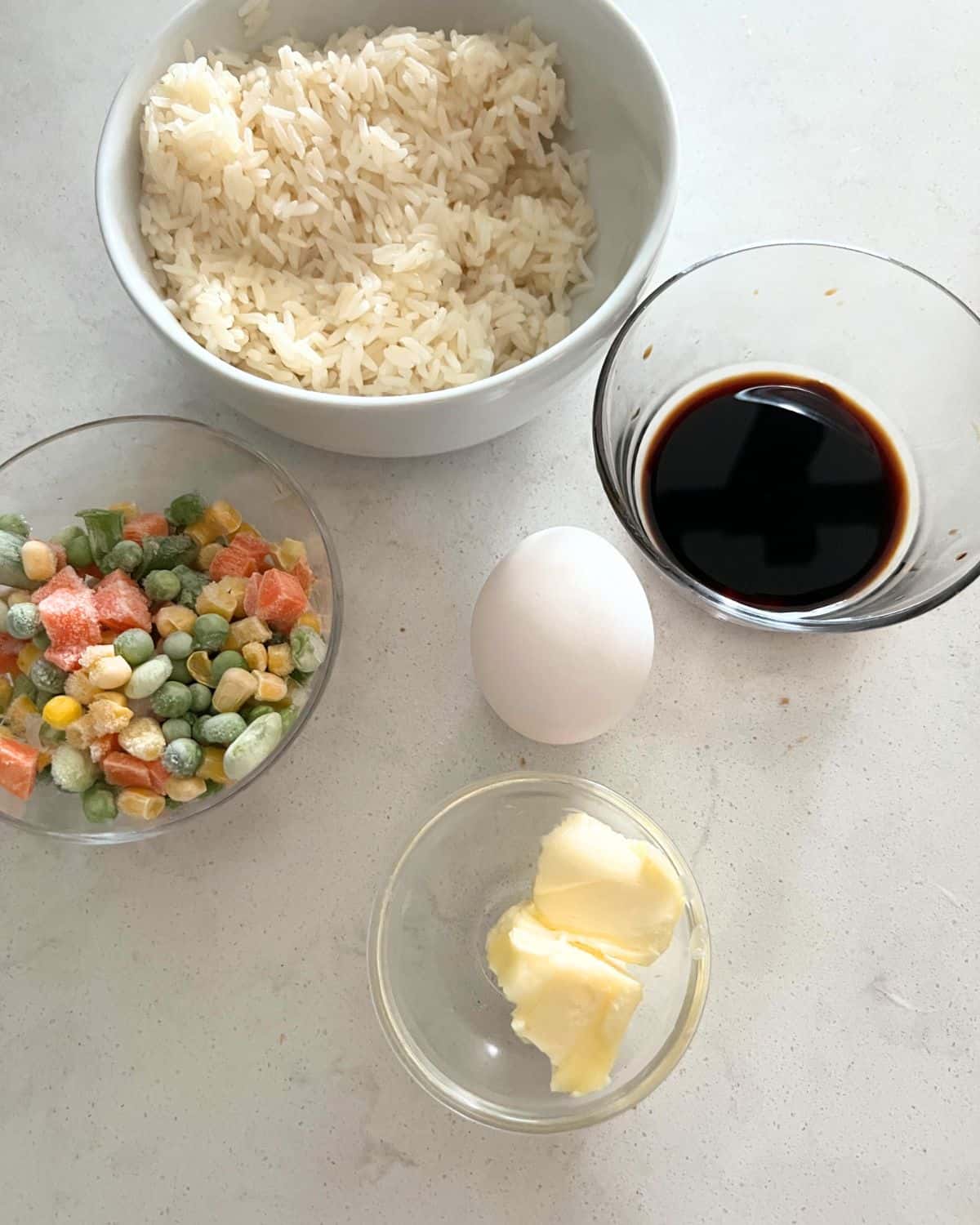 Ingredients Needed for Blackstone Fried Rice. 