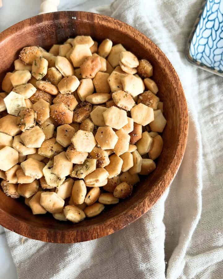 Air Fryer Seasoned Oyster Crackers Air Fryer Recipe Diaries