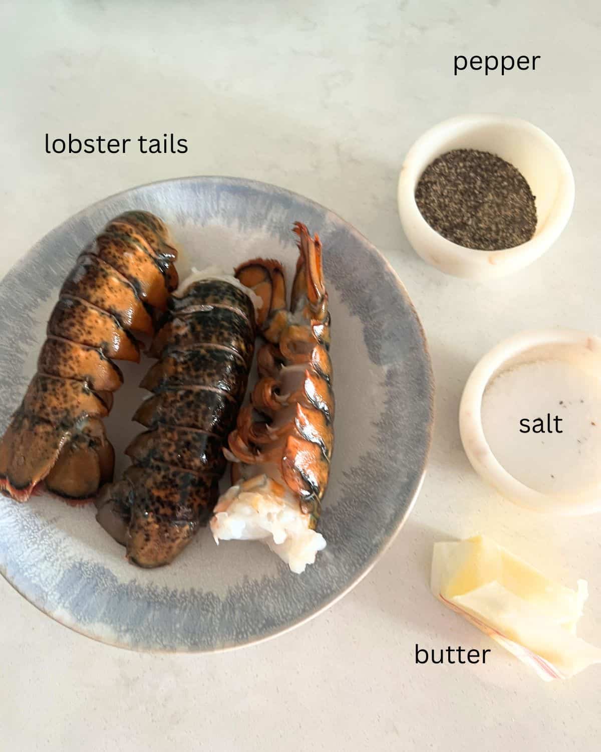 Ingredients Needed for Smoked Lobster Tails. 