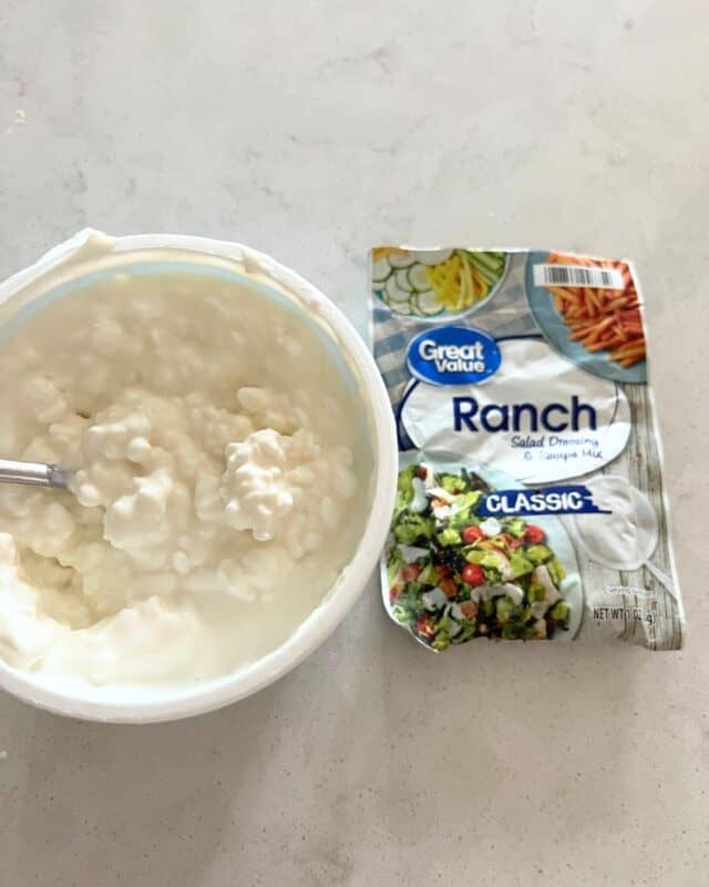 2 Ingredient Cottage Cheese Ranch Dip Recipe Diaries