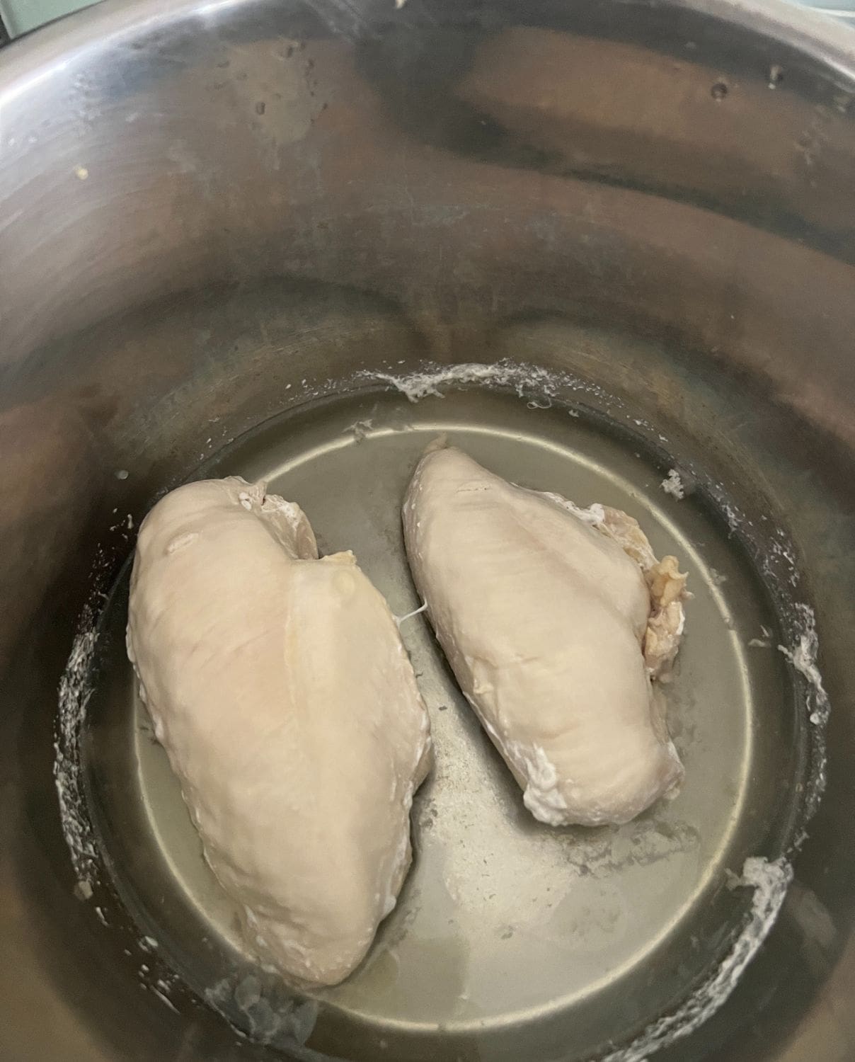 Cooked chicken in Instant Pot. 