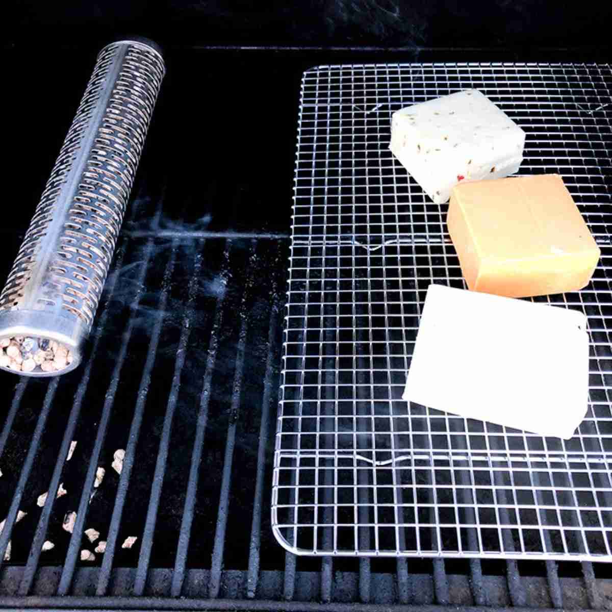 How to smoke cheese using smoker tube.
