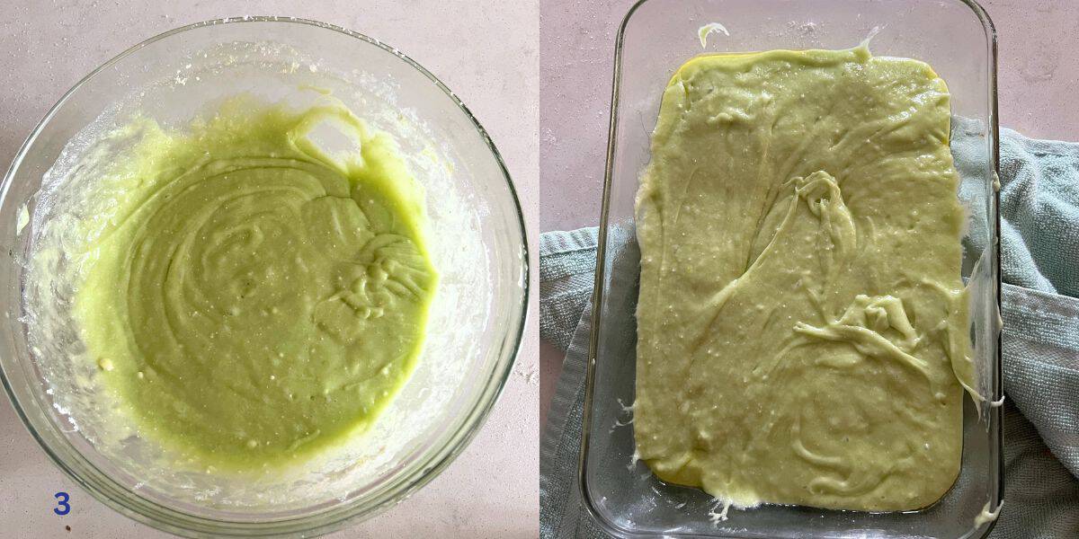 Key lime cake step 2