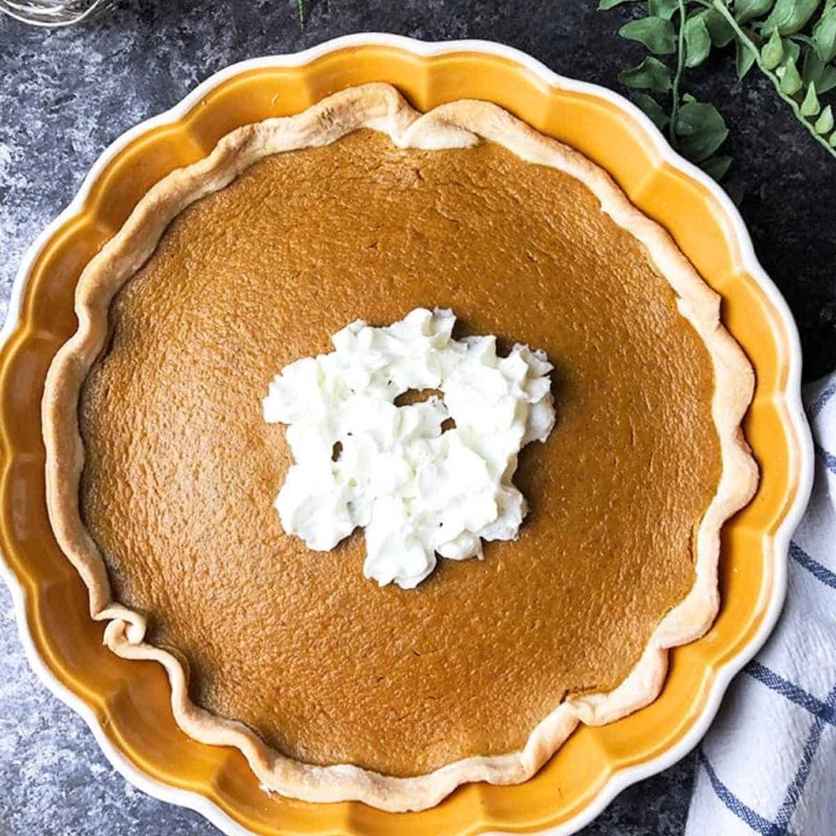 Weight watchers pumpkin pie.