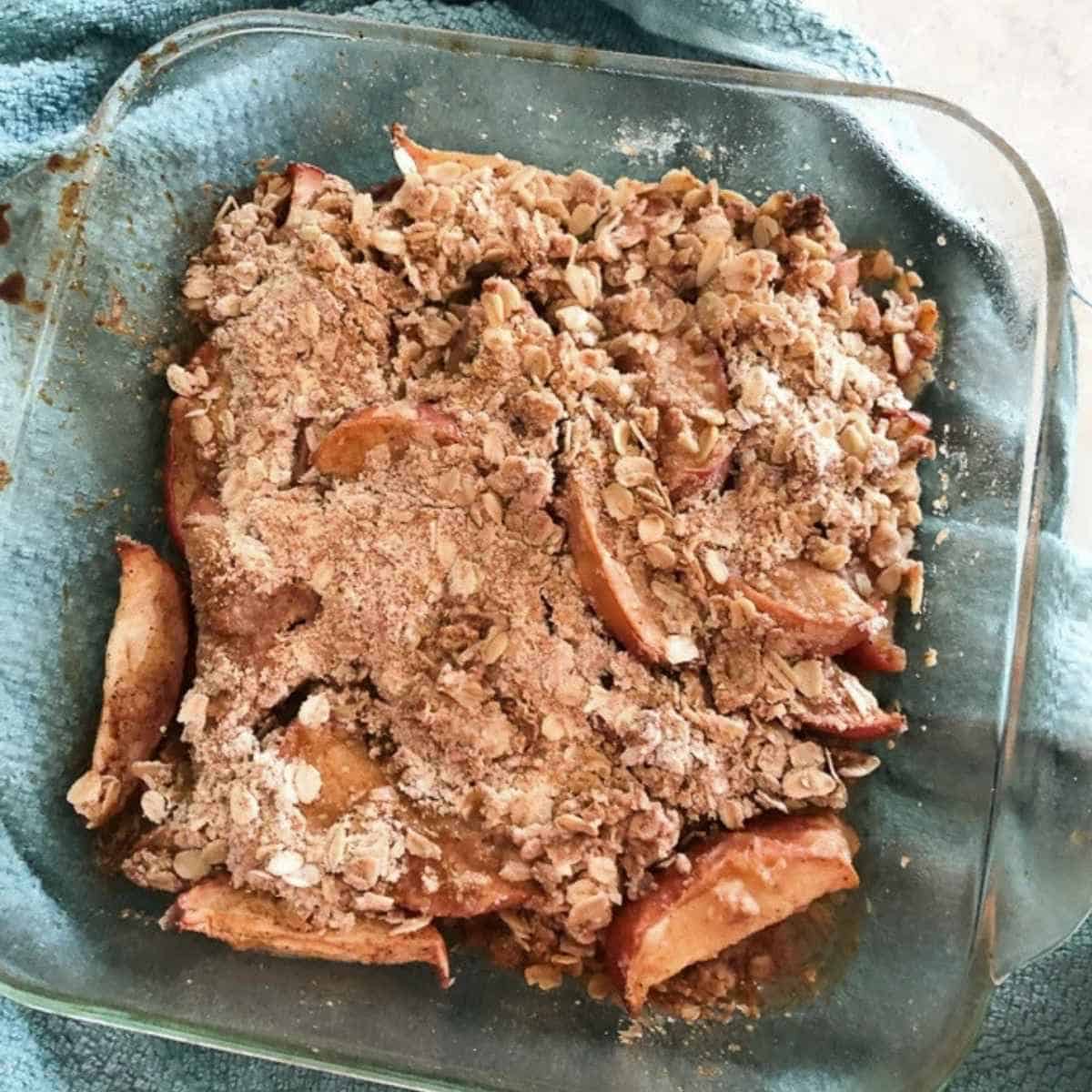 Weight watcher friendly apple crisp.