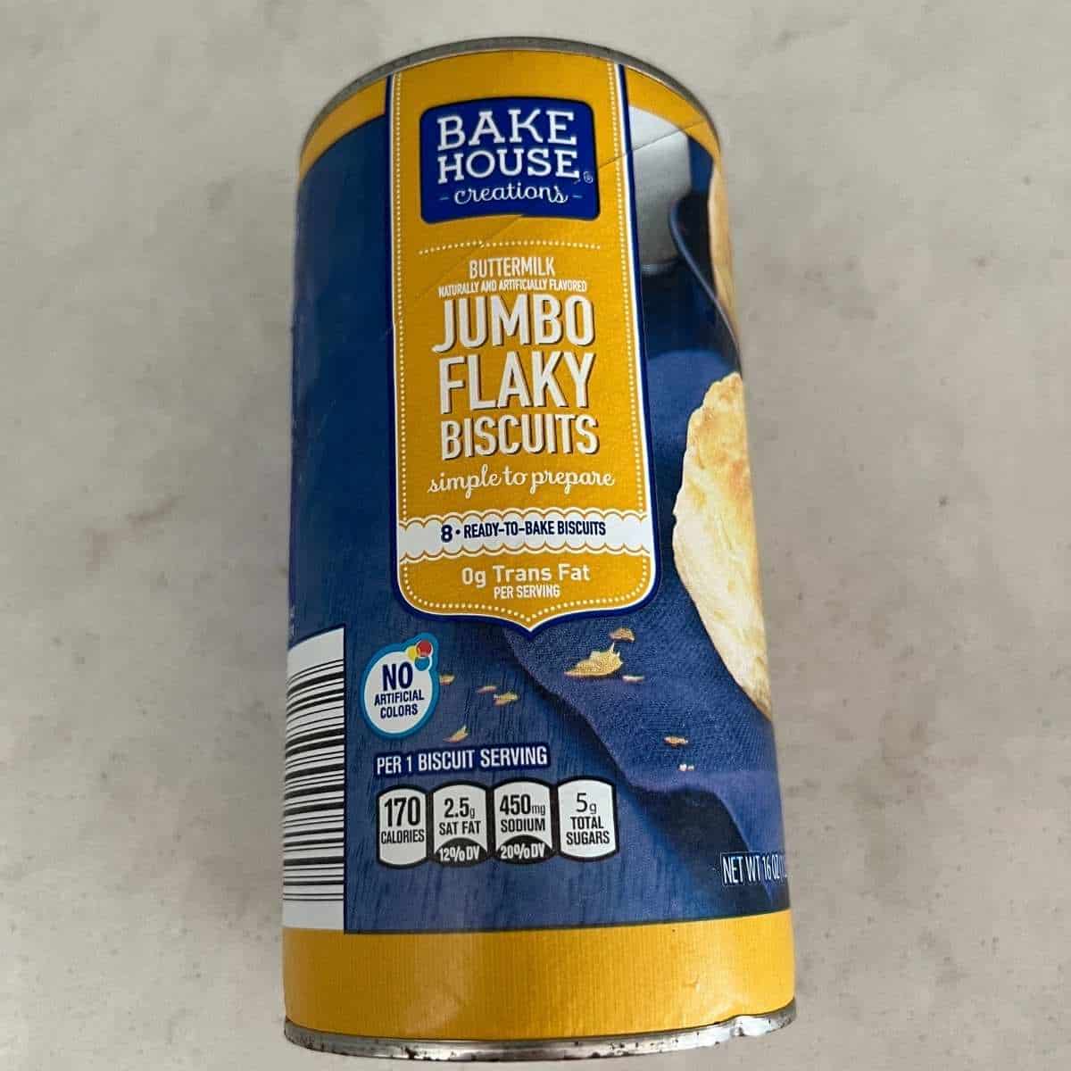 Ingredients needed for Air Fryer Canned Biscuits.