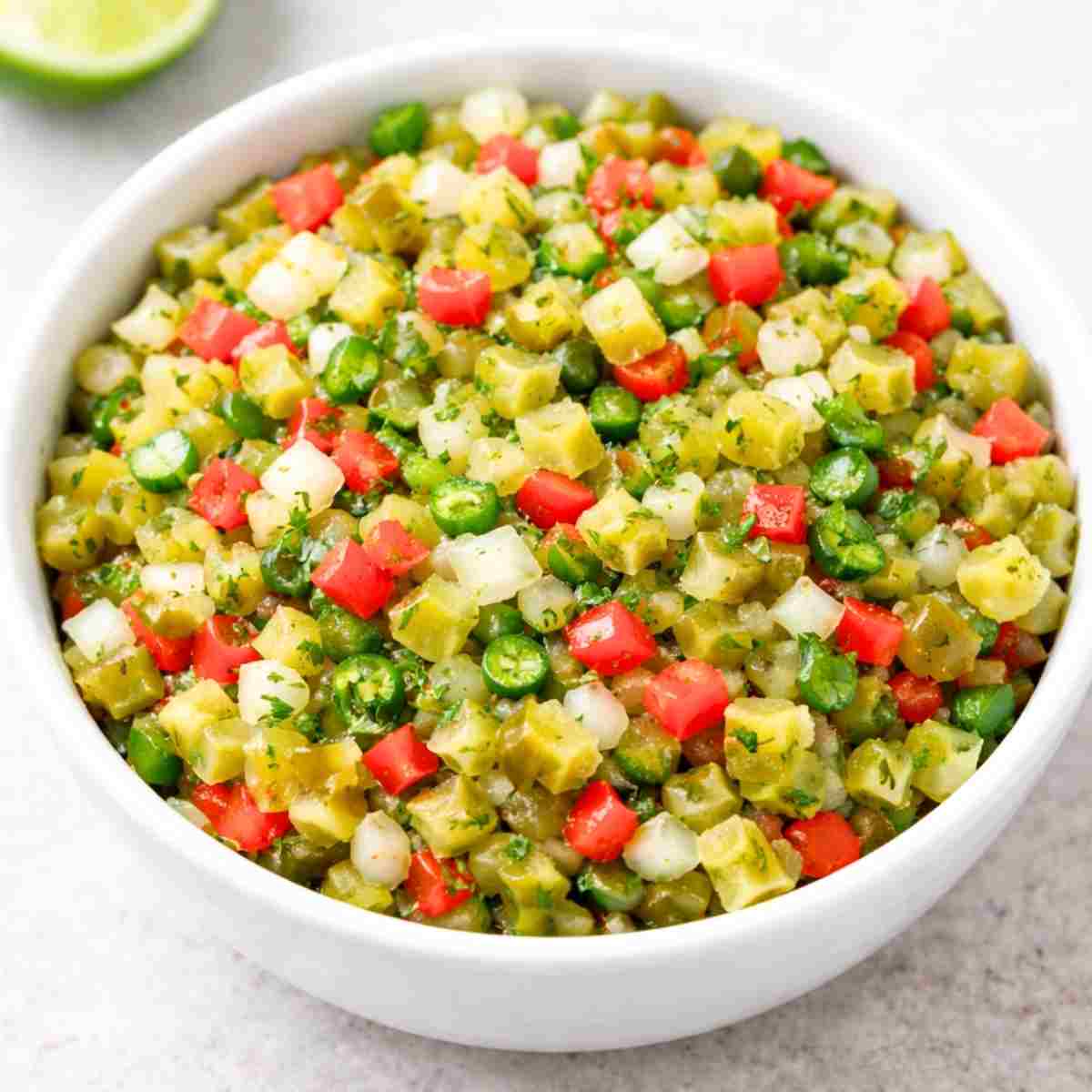 Easy pickle de gallo recipe.