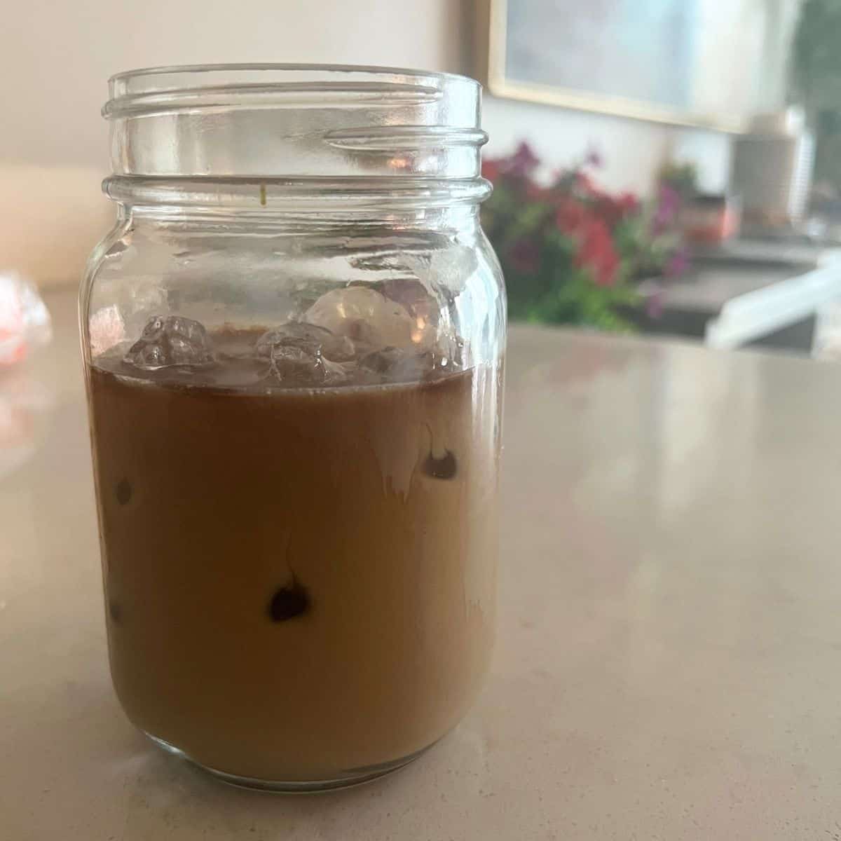 Iced Smores Coffee with the new Chobani Creamer.