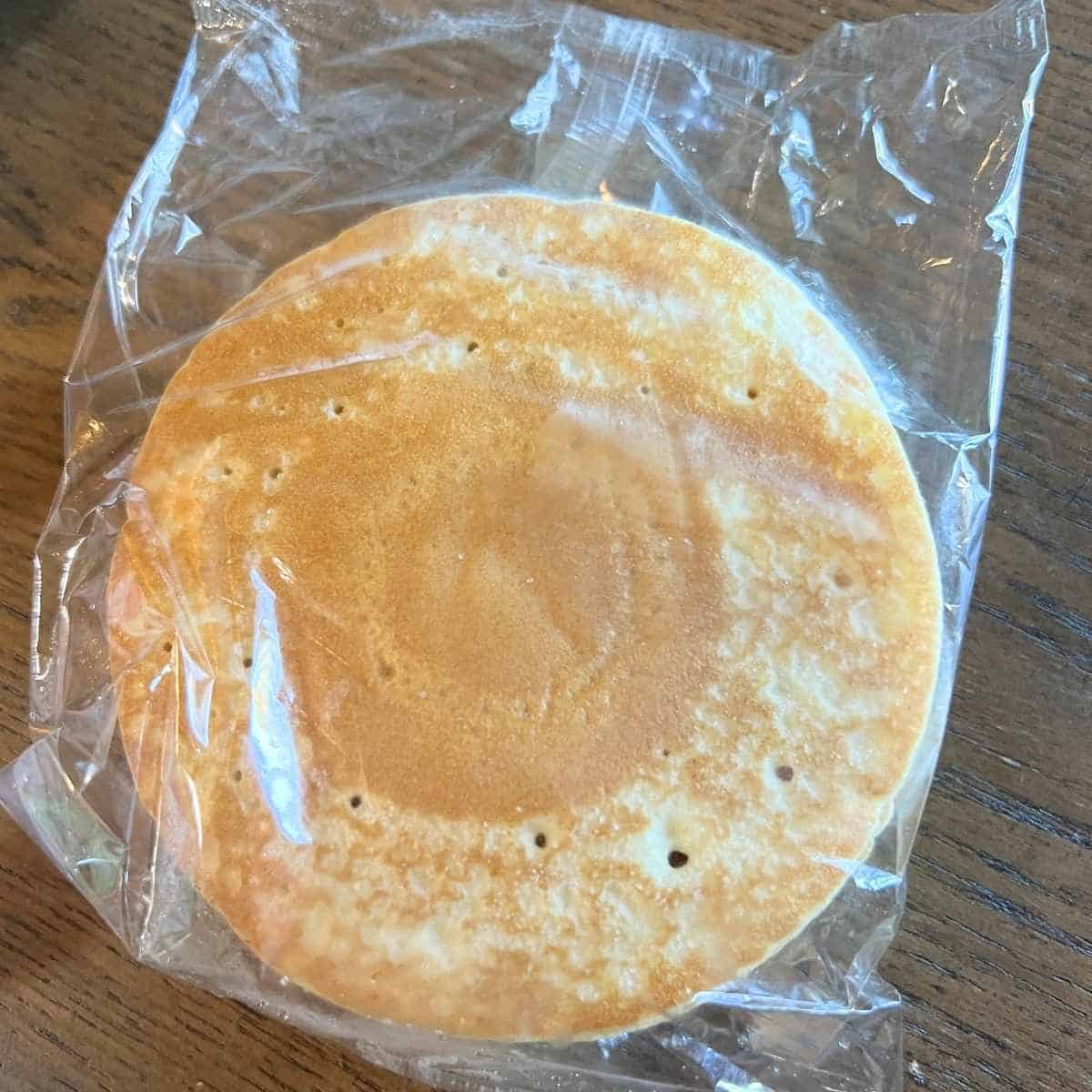 Ingredients needed for Air Fryer Frozen Pancakes.