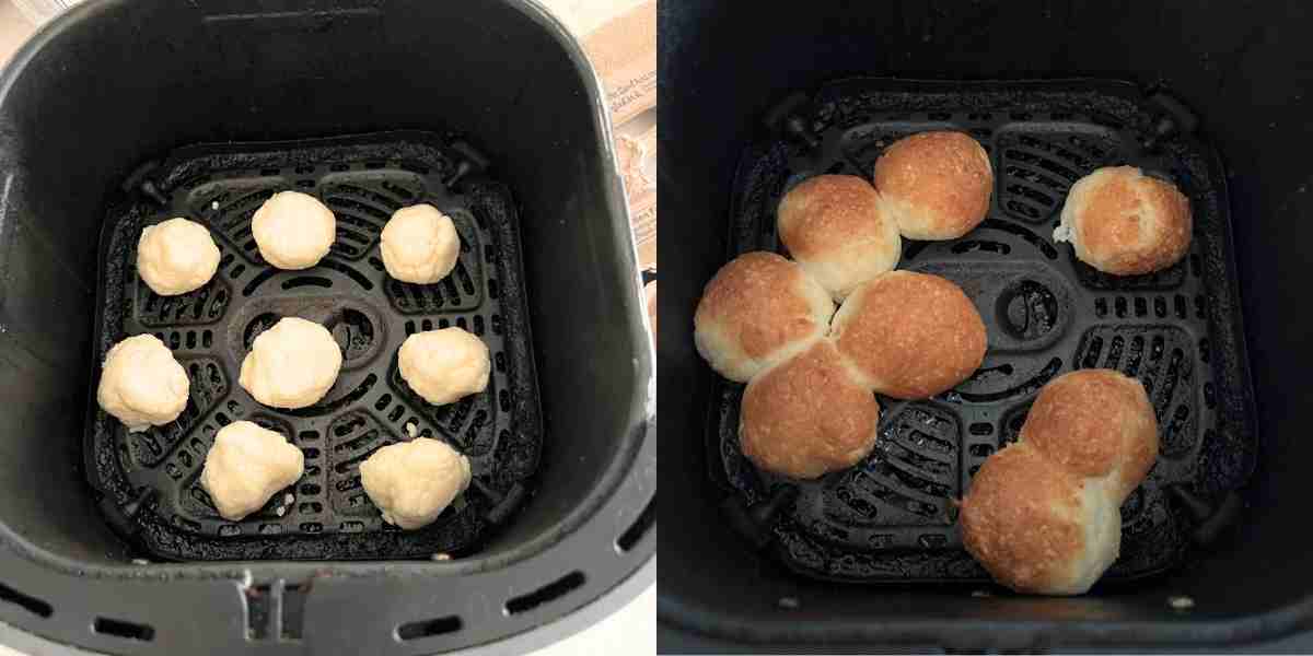 Air fried parmesan cheese ball bites.