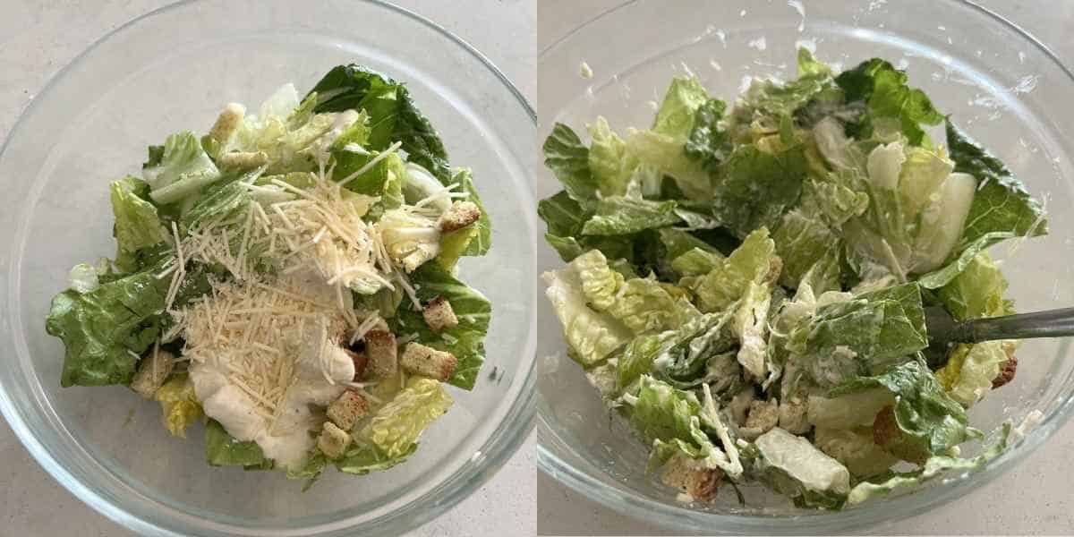 Ceassar salad dressing.