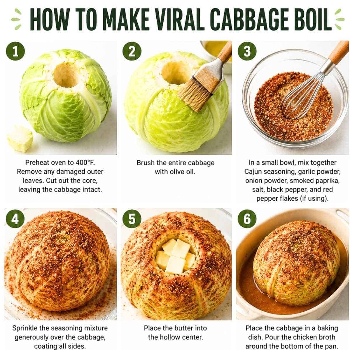 How to make the viral cabbage boil recipe. 