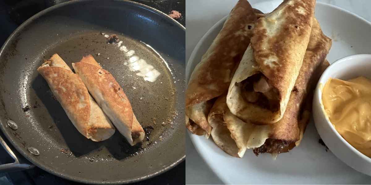 How to fry mexi rolls from Taco John's.