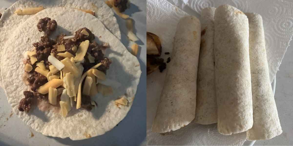 Rolled up mexi rolls.