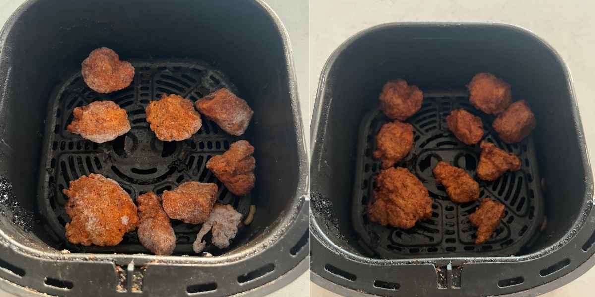 How to make chicken bites in air fryer. 