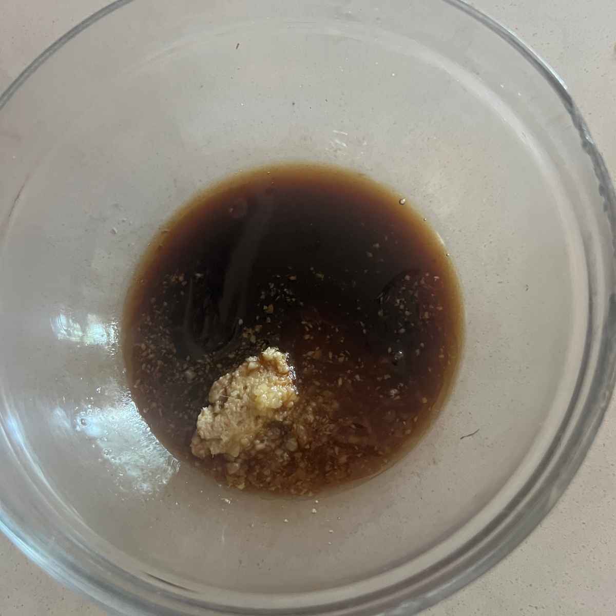 General Tso's sauce in a bowl.