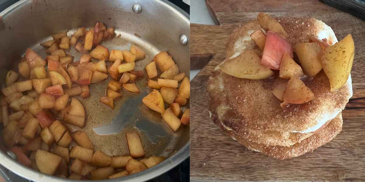 How to make apple pie pull apart bread.
